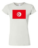 Junior Tunisia Country Flag Tunis Arabic State Nation Patriotic DT T-Shirt Tee