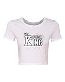 Crop Top Ladies Selfie King Crown Pic Photo Camera Funny Humor DT T-Shirt Tee