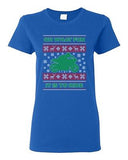 Ladies Oh What Fun It Is To Ride Rider Ugly Christmas Funny DT T-Shirt Tee
