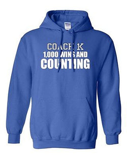 Coach K 1000 1K Wins and Counting Basketball Game Sports Sweatshirt Hoodie