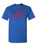 Guitar USA Flag United States Of America Novelty DT Adult T-Shirt Tee