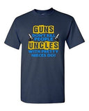 Guns Don't Kill People Uncles With Pretty Nieces Do Funny Adult DT T-Shirt Tee