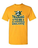 Training To Be A Hooded Vigilante Arrow Comic TV Series DT Adult T-Shirt Tee