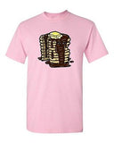 Too Cute To Eat Pancakes Breakfast Sweet Food Choco Novelty Adult DT T-Shirt Tee