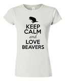 Junior Keep Calm And Love Beavers Rats Rodents Animal Lover Humor T-Shirt Tee