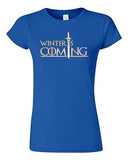 Junior Winter Is Coming TV Novelty DT T-Shirt Tee