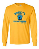 Long Sleeve Adult T-Shirt Quint's Shark Fishing Amity Island Shark TV Movie DT