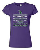 Junior Always Be Yourself Unless You Can Be An Michiganian Map DT T-Shirt Tee