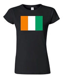 Junior Cote d'Ivoire Country Flag Ivory Coast Nation Patriotic DT T-Shirt Tee