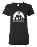 Ladies WWRD What Would Reagan Do? President Election 84 Funny DT T-Shirt Tee