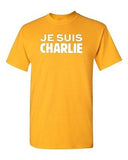 Je Suis Charlie Support France Freedom Protest Paris Novelty Adult T-Shirt Tee