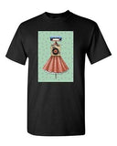 Old Music Radio Dress Retro Tanya Ramsey Artworks Art DT Adult T-Shirts Tee