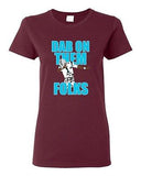 Ladies Dab On Them Folks Football Sports Dance Touchdown Funny DT T-Shirt Tee