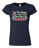 Junior It's The Most Wonderful Time For A Beer Christmas Funny DT T-Shirt Tee