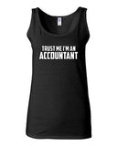 Junior Trust Me I'm An Accountant Novelty Statement Graphics Tank Top