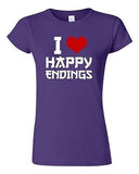 Junior I Love Happy Endings Massage Therapist Relax Funny Humor DT T-Shirt Tee
