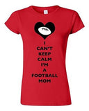 Junior I Can't Keep Calm I'm A Football Mom Player Team Sports DT T-Shirt Tee