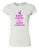 Junior Keep Calm And Love Cameroon Country Nation Patriotic Novelty T-Shirt Tee