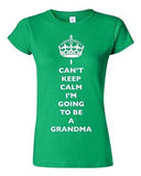 Junior I Can't Keep Calm I'm Going To Be A Grandma Family DT T-Shirt Tee