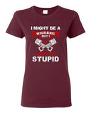 Ladies I Might Be A Mechanic But I Can't Fix Stupid Funny Humor DT T-Shirt Tee