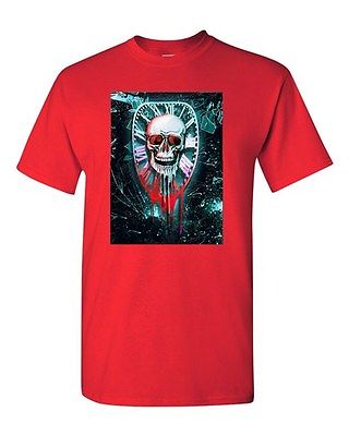 Death Of Time Skull Tanya Ramsey Artworks Art DT Adult T-Shirts Tee