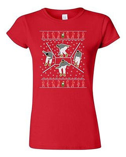 Junior Bling Dance Telephone Music Parody Ugly Christmas Funny DT T-Shirt Tee
