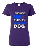 Ladies I Promise Honey This Is My Last Dog Puppy Paws Pet Funny DT T-Shirt Tee