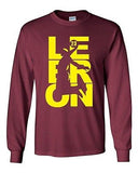 Long Sleeve Adult T-Shirt Lebron Cleveland Basketball Ball Jersey MVP Fan Wear