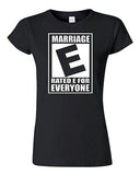 Junior Rated E Marriage Is For Everyone Equal Rights Funny Nerdy T-Shirt Tee