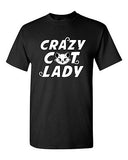 Crazy Cat Lady Single Women Cartoon Pet TV Parody Funny DT Adult T-Shirt Tee