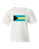 Bahamas Country Flag Nassau British Nation Patriotic DT Youth Kids T-Shirt Tee