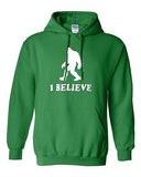 I Believe Sasquatch Bigfoot Yeti Funny Snowman Novelty Gift Sweatshirt Hoodies
