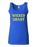 Junior Wicked Smaht Genius Novelty Statement Sleeveless Graphics Tank Top