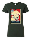 Ladies Real Hope Bernie Sanders 2016 Election President Politics DT T-Shirt Tee