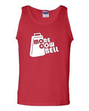 More Cowbell Funny Humor Novelty Statement Graphics Adult Tank Top