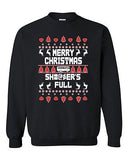 Merry Christmas Sh*tter is Full Ugly X-Mas Holiday Season DT Crewneck Sweater