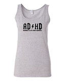 Junior ADHD Highway To... Hey Look A Squirrel Humor Novelty Statement Tank Top