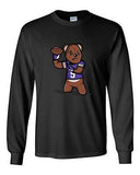 Long Sleeve Adult T-Shirt Teddy Bear Quarterback Sports Minnesota Football DT