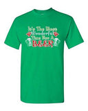 It's The Most Wonderful Time For A Beer Christmas Funny DT Adult T-Shirt Tee