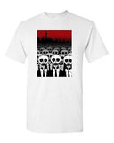 Dead Suits Skeleton Zombie Horror Scary Undead Novelty DT Adult T-Shirt Tee