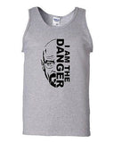 Heisenberg I Am The Danger Novelty Statement Graphic Adult Tank Top