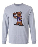 Long Sleeve Adult T-Shirt Teddy Bear Quarterback Sports Minnesota Football DT