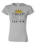 Junior Straight Outta Kauffman Crown Baseball Ball Game Sports DT T-Shirt Tee