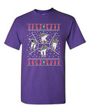 Bling Dance Telephone Music Song Ugly Christmas Funny Humor DT Adult T-Shirt Tee