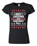 Junior Merry Christmas Sh*tter Is Full Ugly X-Mas Gift Holiday DT T-Shirt Tee