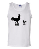 My Cock Your Cock Funny Humor Novelty Statement Graphics Adult Tank Top
