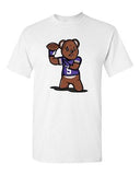 Teddy Bear Quarterback Sports Football Minnesota Funny Fan DT Adult T-Shirt Tee