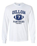 Long Sleeve Adult T-Shirt Dillon 7 Football Retro Sports Novelty DT