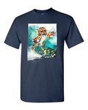 Tiger Make Up Wild Animal Cats Tanya Ramsey Artworks Art DT Adult T-Shirts Tee