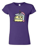 Junior Too Cute To Eat Birthday Cake Sweet Food Dessert Novelty DT T-Shirt Tee